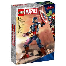 LEGO Marvel 76258 Captain America Construction Figure (310 Pieces)