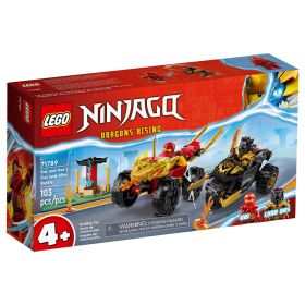 LEGO NINJAGO 71789 Kai and Ras's Car and Bike Battle (103 Pieces)